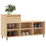 Vidaxl Schong Cabinet 102x36x60 cm Propertéiert Holz Sonoma Oakfaarf