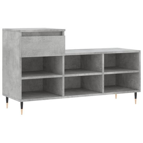 Vidaxx Schuhschrank 102x36x60 cm Holzwerkstoff betongrau