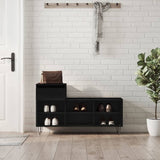 VidaXL Shoe cabinet 102x36x60 cm Properted Wood Black