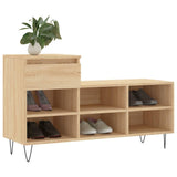 Vidaxl Shoe cabinet 102x36x60 cm Properted Wood Sonoma Oak colored