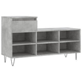 Vidaxx Schuhschrank 102x36x60 cm Holzwerkstoff betongrau