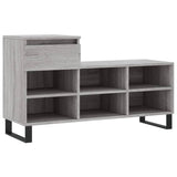 Vidaxl Shoe cabinet 102x36x60 cm Properted Wood Sonoma Gray