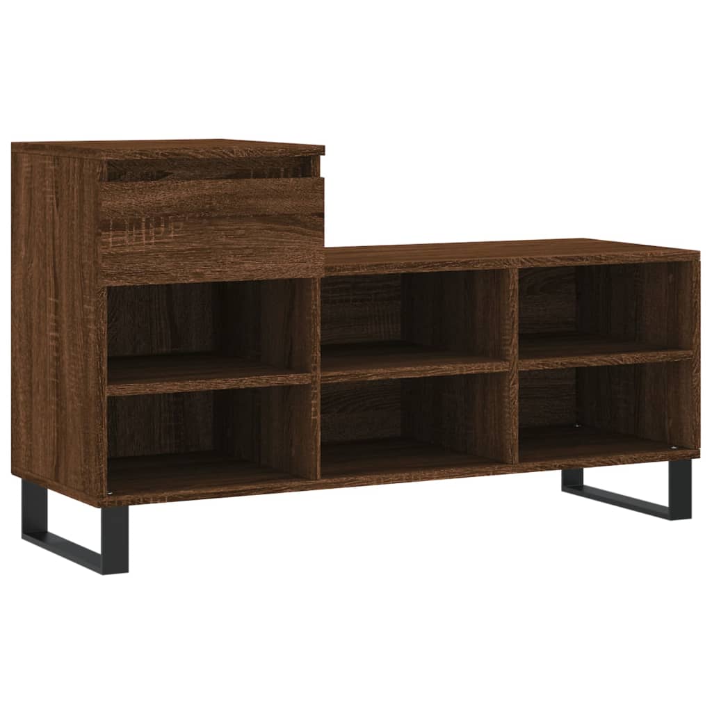 Vidaxl Schong Cabinet 102x36x60 cm Propertéiert Holzbrong Faarf Faarf