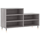 Gabinete de zapatos Vidaxl 102x36x60 cm de madera propiedad Sonoma gris