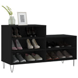 Vidaxx Schuhschrank 102x36x60 cm lackiertes Holz schwarz