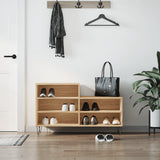 VidaXL Schuhschrank 102x36x60 cm Holzwerkstoff Sonoma-Eiche