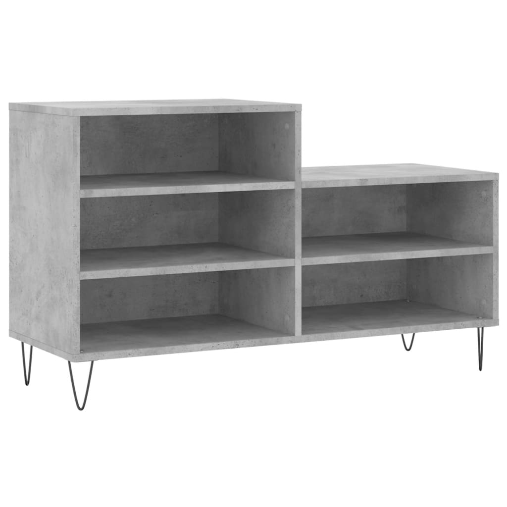 Vidaxx Schuhschrank 102x36x60 cm Holzwerkstoff betongrau