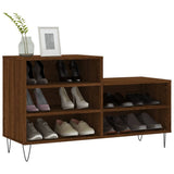 Vidaxx Schuhschrank 102x36x60 cm, fertige Holzfarbe, braune Eiche