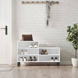 Vidaxx Schuhschrank 102x36x60 cm Holzwerkstoff weiß