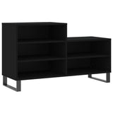 Vidaxx Schuhschrank 102x36x60 cm lackiertes Holz schwarz