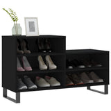 Vidaxx Schuhschrank 102x36x60 cm lackiertes Holz schwarz