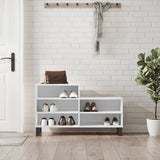 Vidaxx Schuhschrank 102x36x60 cm lackiertes Holz Hochglanz weiß