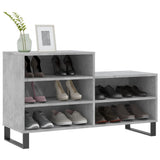 Vidaxx Schuhschrank 102x36x60 cm Holzwerkstoff betongrau
