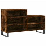 Vidaxl schoenenkast 102x36x60 cm bewerkt hout gerookt eikenkleurig