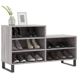 VidaXL Schuhschrank 102x36x60 cm Holzwerkstoff Sonomagrau