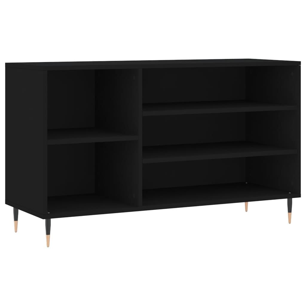 Vidaxx Schuhschrank 102x36x60 cm lackiertes Holz schwarz