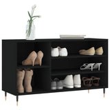 VidaXL Shoe cabinet 102x36x60 cm Properted Wood Black