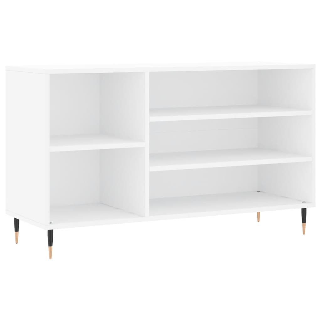 Vidaxx Schuhschrank 102x36x60 cm lackiertes Holz Hochglanz weiß