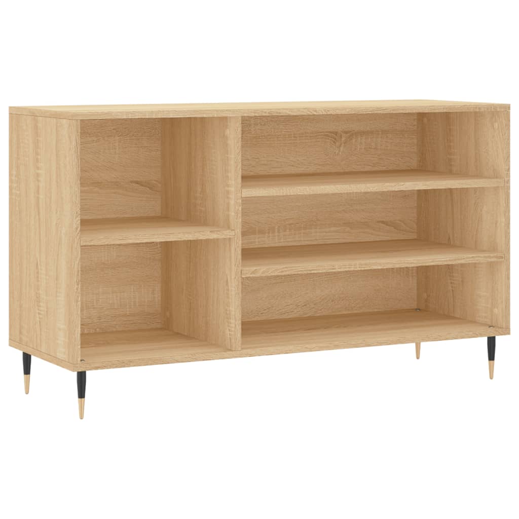 VidaXL Schuhschrank 102x36x60 cm Holzwerkstoff Sonoma-Eiche