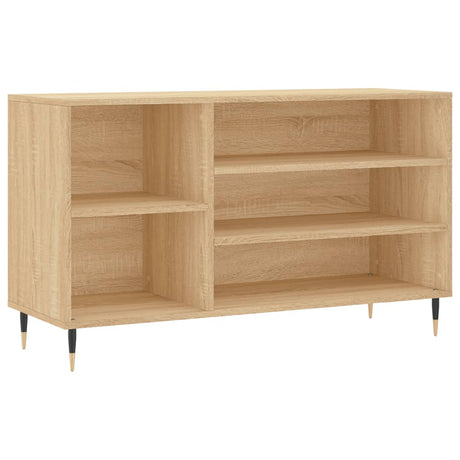 VidaXL Schuhschrank 102x36x60 cm Holzwerkstoff Sonoma-Eiche