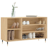 VidaXL Schuhschrank 102x36x60 cm Holzwerkstoff Sonoma-Eiche