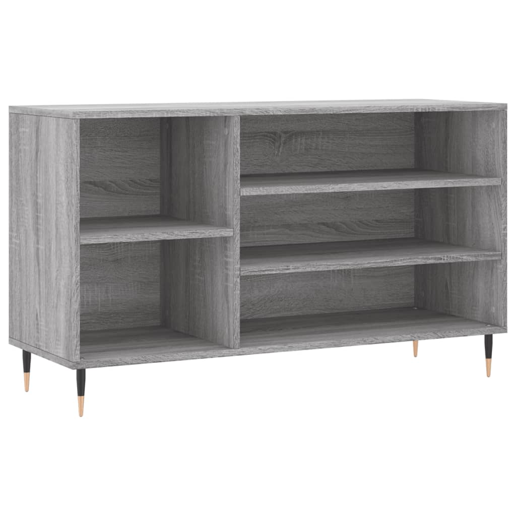 VidaXL Schuhschrank 102x36x60 cm Holzwerkstoff Sonomagrau