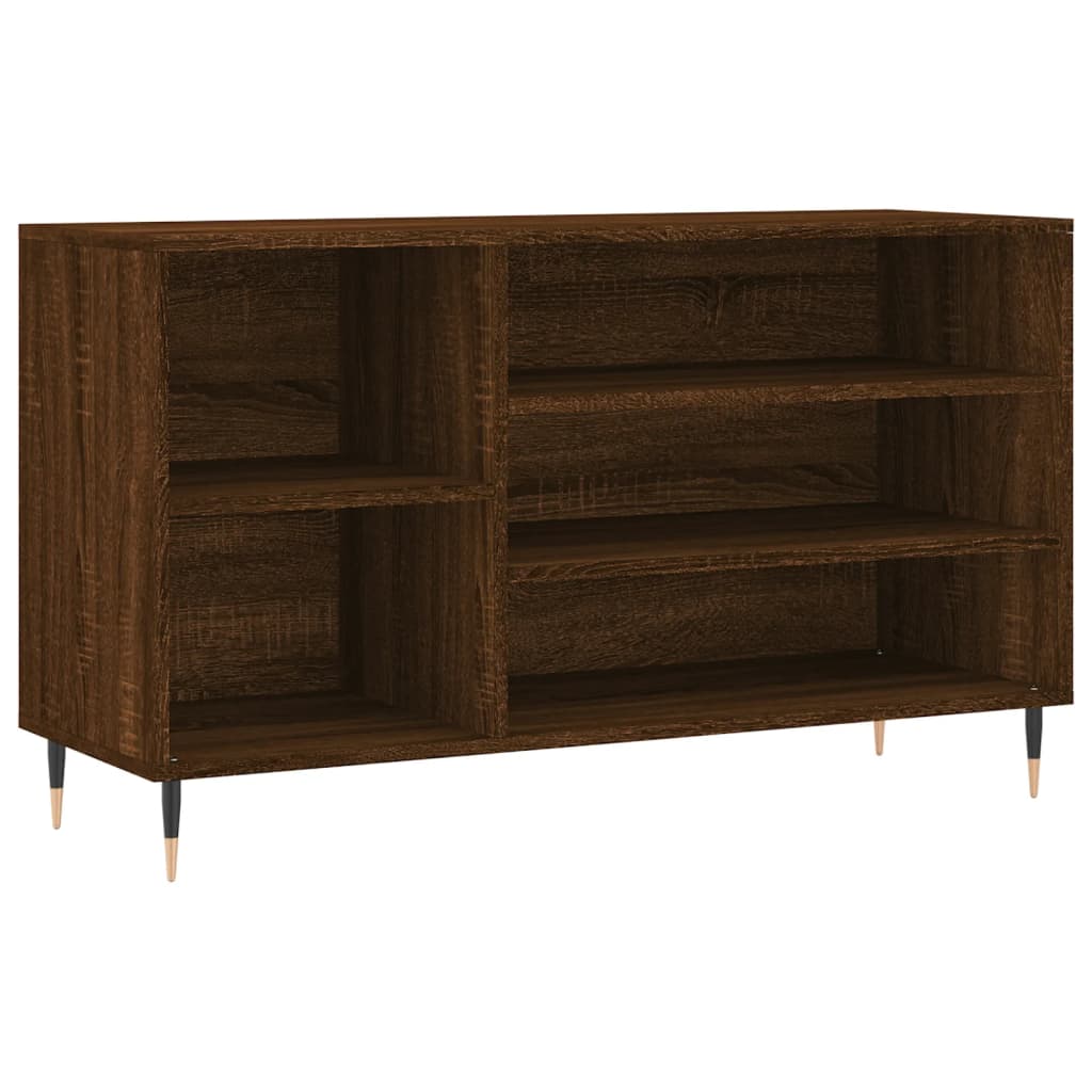 VidaXL shoe cabinet 102x36x60 cm Properted wood brown oak color