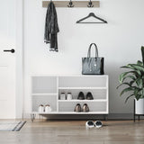 Vidaxx Schuhschrank 102x36x60 cm lackiertes Holz Hochglanz weiß