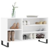 Vidaxl Cabinet da scarpe 102x36x60 cm Bianco in legno