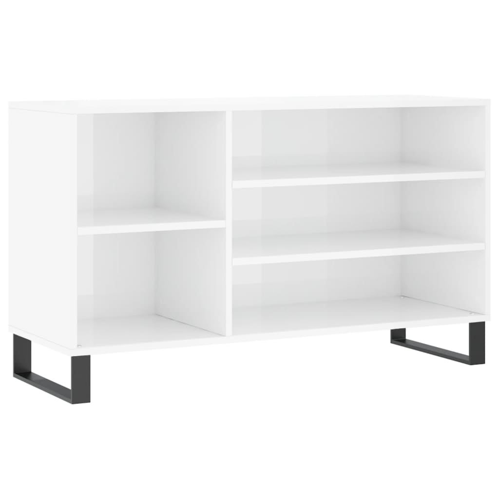 Vidaxx Schuhschrank 102x36x60 cm lackiertes Holz Hochglanz weiß