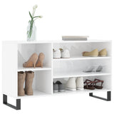 Vidaxx Schuhschrank 102x36x60 cm lackiertes Holz Hochglanz weiß