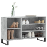Vidaxx Schuhschrank 102x36x60 cm Holzwerkstoff betongrau