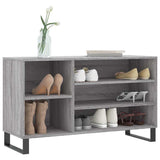 VidaXL Schuhschrank 102x36x60 cm Holzwerkstoff Sonomagrau