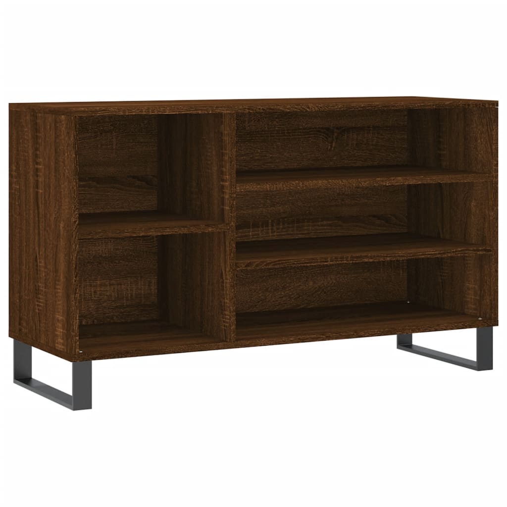 Vidaxx Schuhschrank 102x36x60 cm, fertige Holzfarbe, braune Eiche