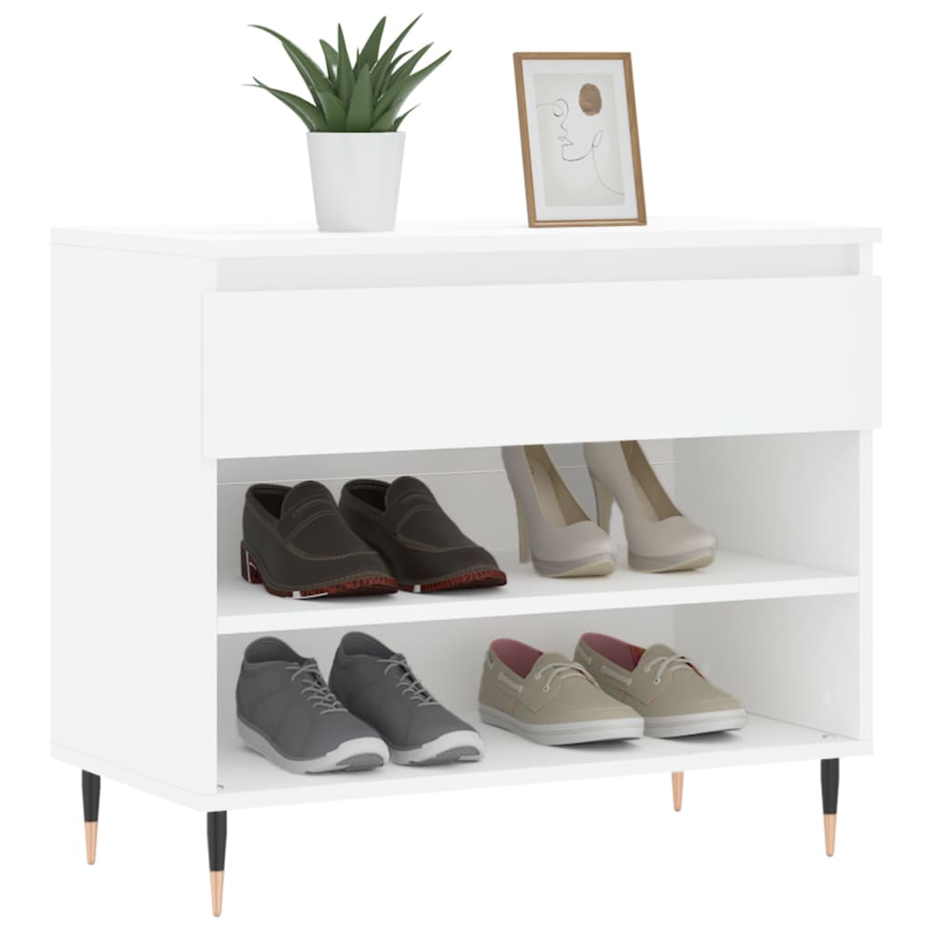 Vidaxx Schuhschrank 70x36x60 cm Holzwerkstoff weiß