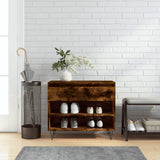 Vidaxx Schuhschrank 70x36x60 cm verarbeitetes Holz, geräucherte Eiche