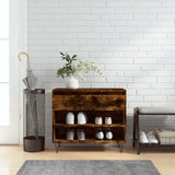 Vidaxl Shoe cabinet 70x36x60 cm Properted Wood Smoked Oak colored