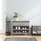 Vidaxl Shoe cabinet 70x36x60 cm Properted Wood Sonoma Gray