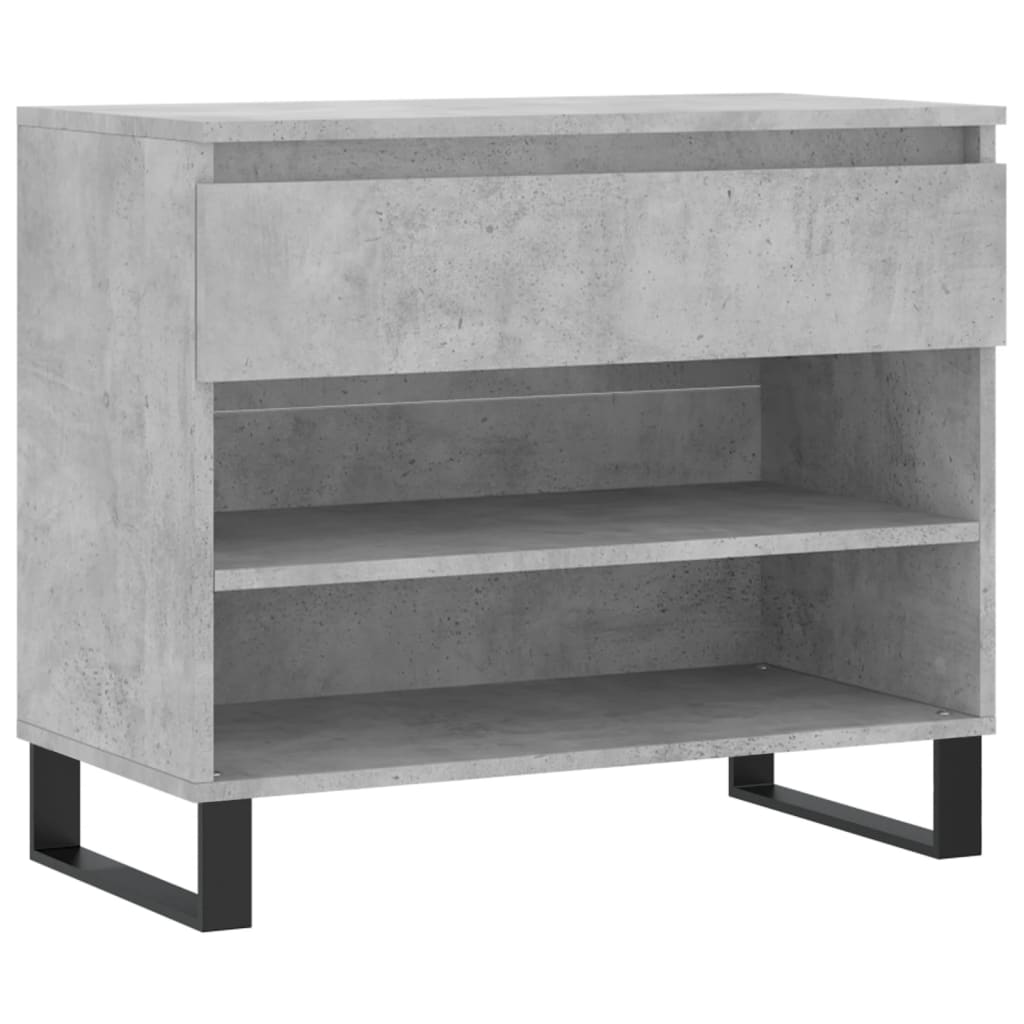 Vidaxx Schuhschrank 70x36x60 cm Holzwerkstoff betongrau