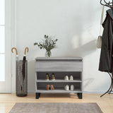 Vidaxl Shoe cabinet 70x36x60 cm Properted Wood Sonoma Gray