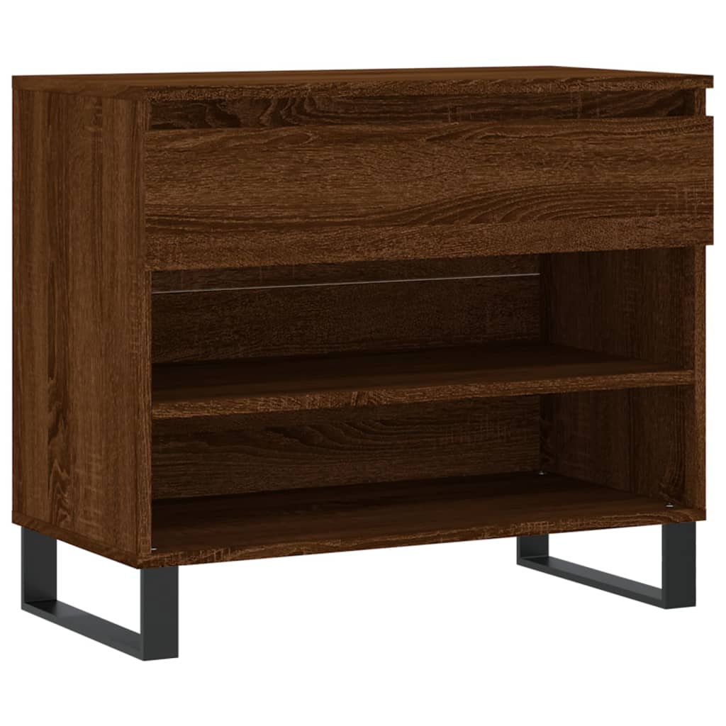 Vidaxx Schuhschrank 70x36x60 cm, fertige Holzfarbe, braune Eiche