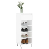Vidaxx Schuhschrank 40x36x105 cm lackiertes Holz Hochglanz weiß