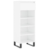 Vidaxx Schuhschrank 40x36x105 cm lackiertes Holz Hochglanz weiß