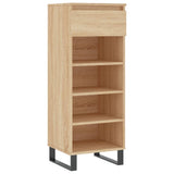 Vidaxl Shoe Cabinet 40x36x105 cm Property Wood Sonoma Oak Farvet