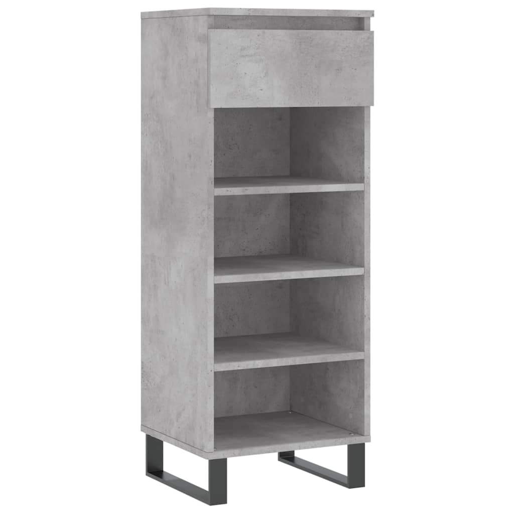 Vidaxx Schuhschrank 40x36x105 cm Holzwerkstoff betongrau