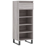 VidaXL shoe cabinet 40x36x105 cm Properted Wood Gray Sonoma