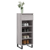 Vidaxl Cabinet da scarpe 40x36x105 cm Properpata Sonoma grigio