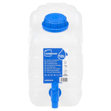 VidaXL Wassertank mit Wasserhahn 10 l Kunststoff transparent