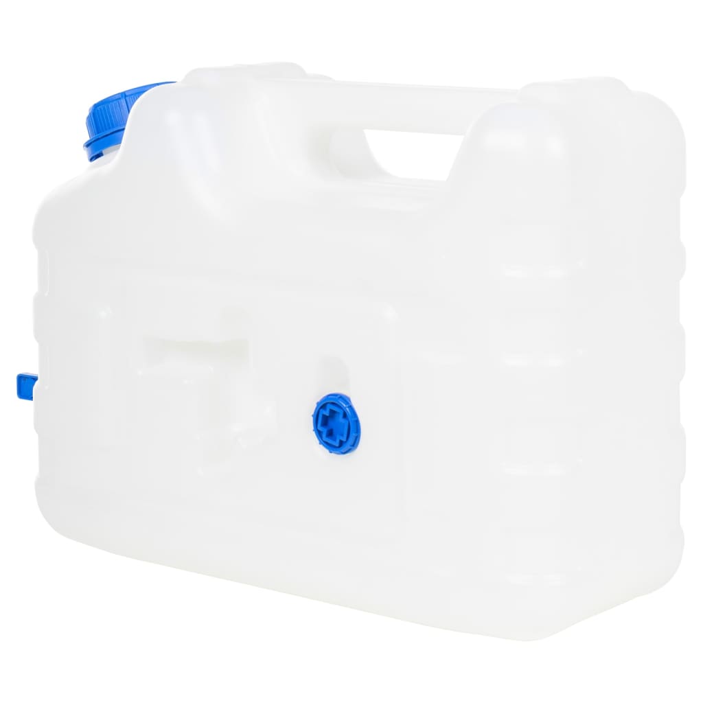 VidaXL Wassertank mit Wasserhahn 10 l Kunststoff transparent