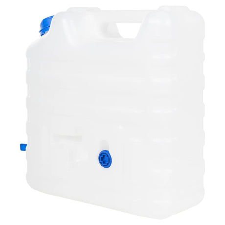 VidaXL Wassertank mit Wasserhahn 15 l Kunststoff transparent